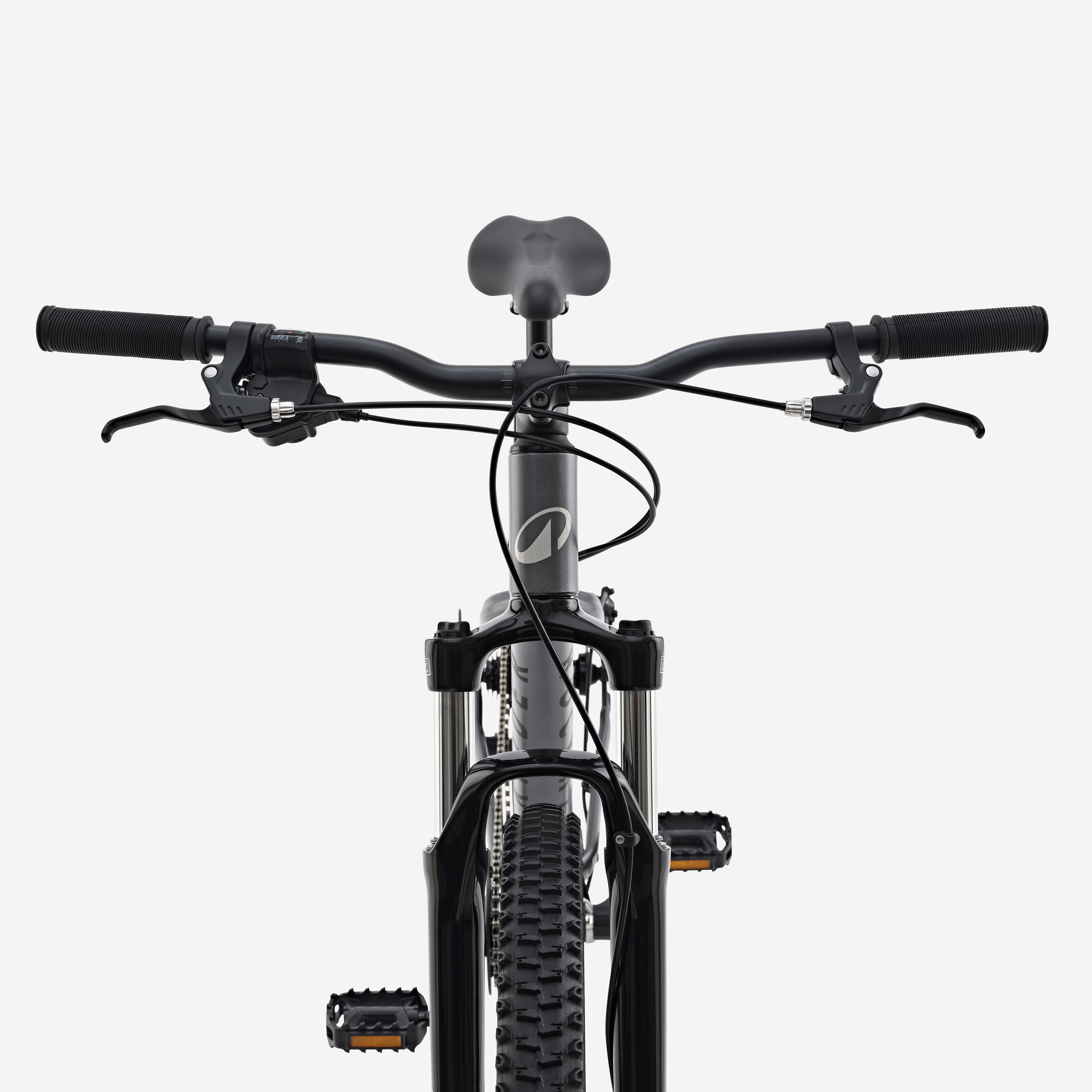 Bicicleta MTB de expedición semirrígida de 29" gris Explore 100